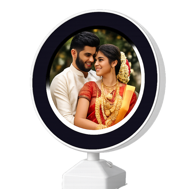 Round Round Shape Sublimation Magic Mirror Frame - Image 1