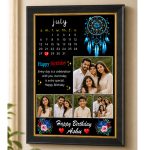 Happy Birthday Frame  Gold Border - Image 2