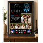 Happy Birthday Frame  Gold Border