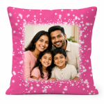 Personalized Photo Pillow –Sparkle Frame - Image 3
