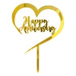 Happy Anniversary Cake Topper