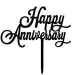 Happy Anniversary Cake Topper - Image 2
